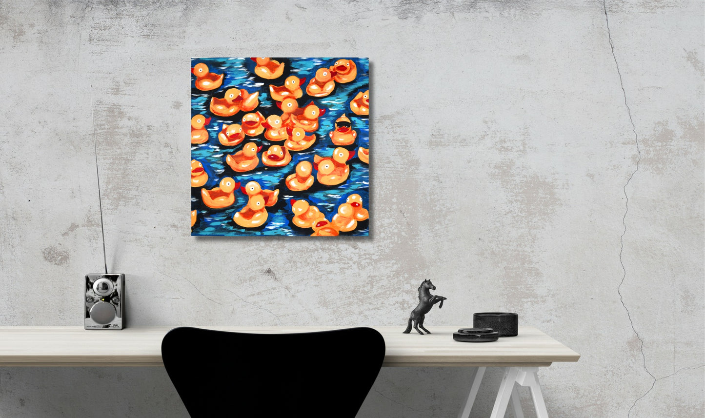 Mural - Magical ducklings: Cute moments in nature