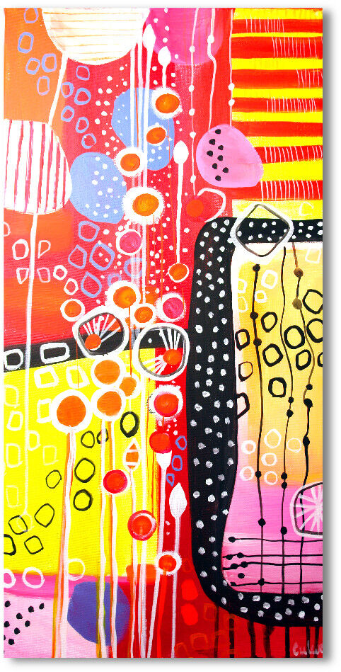 Abstrakte Formen Moderne Kunst Bild Wandbild Unikat Acryl Art. Nr 677
